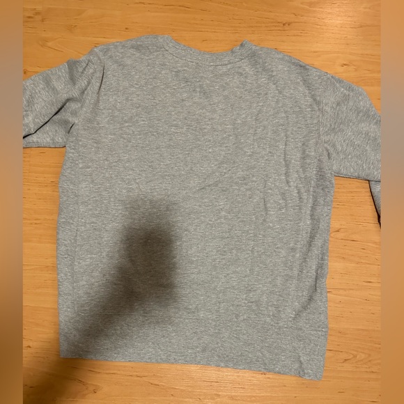 Oversized gray crewneck graphic sweatshirt - Picture 3 of 6